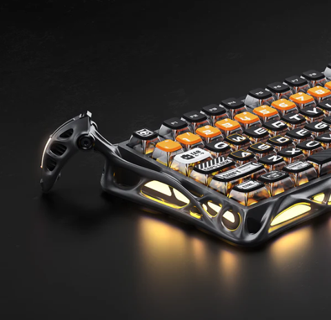Bàn Phím GravaStar Mercury K1 Pro - CyberFlare (GS K1 PRO_BO_BLK)