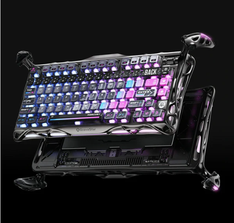 Bàn Phím GravaStar Mercury K1 Pro - Cyberpunk (GS K1 PRO_CBLK)