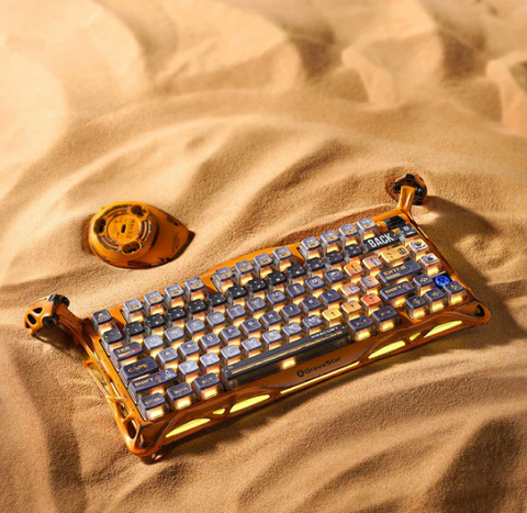 Bàn Phím GravaStar Mercury K1 Pro - Battle-Worn Yellow (GS K1 PRO_YLW)