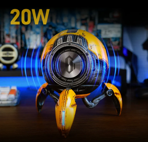 Loa Bluetooth GravaStar Mars Pro - Battle-Worn Yellow (GRAVASTAR G1 PRO_YLW_V2)