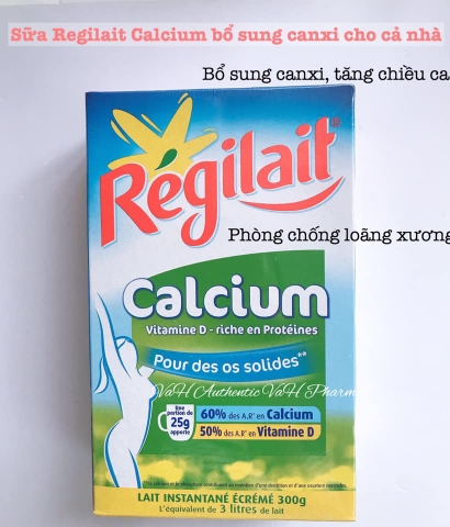 Sữa bổ sung canxi Regilait Calcium 300gr
