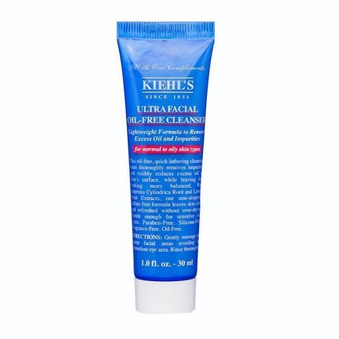 Sữa rửa mặt Kiehl's Ultra Facial Oil - Free Cleanser 30ml