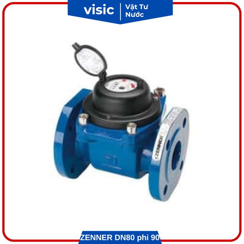 ĐỒNG HỒ NƯỚC THẢI ZENNER DN80 phi 90
