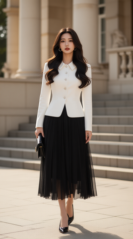 Áo vest TRALI 25800 màu trắng