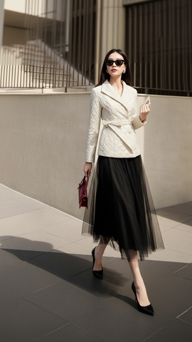 Áo Vest phao TRALI 25811 màu trắng