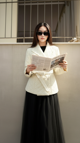 Áo Vest phao TRALI 25811 màu trắng