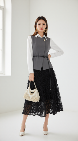 Chân váy ren TRALI 25306