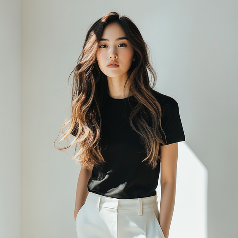 Áo thun Trali 25404 Đen