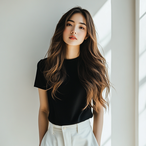 Áo thun Trali 25404 Đen