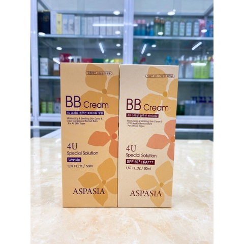 Kem Nền Aspasia BB Cream 4U Special Solution Wrinkle 50ml