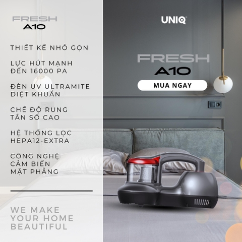 Máy hút bụi giường đệm diệt khuẩn UV có dây UNIQ FRESH A10 có gì nổi bật?