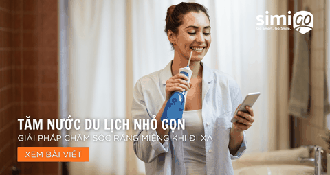 Tăm Nước Du Lịch Nhỏ Gọn – Giải Pháp Chăm Sóc Răng Miệng Khi Đi Xa