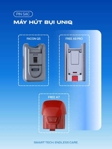 Pin máy hút bụi UNIQ Falcon Q5 / Free A9 Pro / Free A7