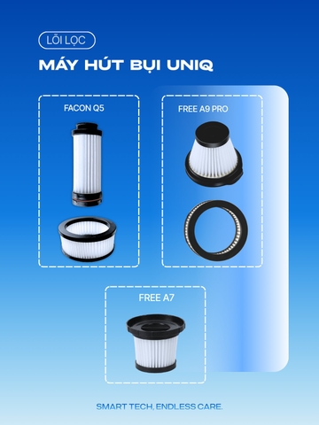 Lõi lọc máy hút bụi UNIQ Falcon Q5 / Free A9 Pro / Free A7