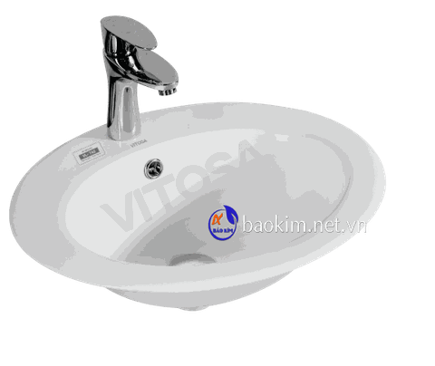 Chậu rửa lavabo đặt bán âm dương bàn (VL-742)