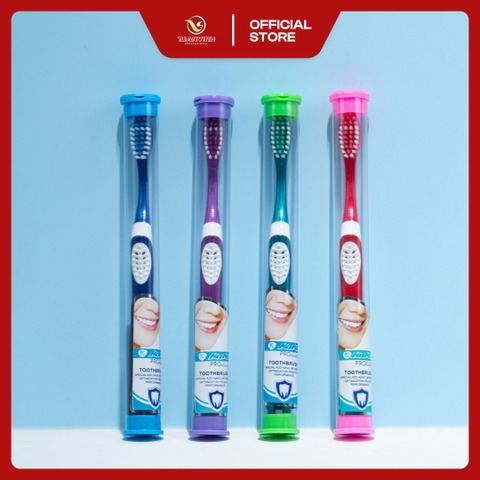 Bàn chải bảo vệ răng nướu KaKa 32 cán mới