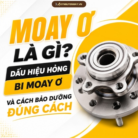 Moay ơ là gì? Dấu hiệu hỏng bi moay ơ và cách bảo dưỡng đúng cách