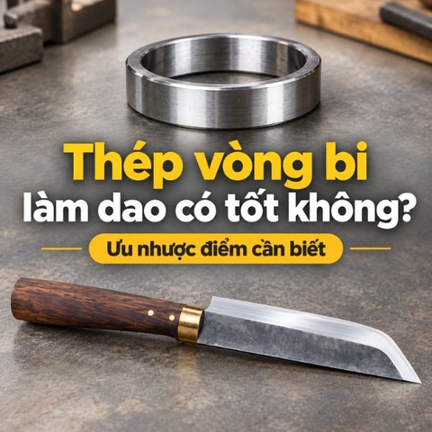 Thép vòng bi làm dao có tốt không? Ưu nhược điểm cần biết