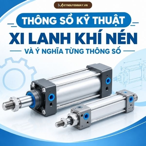 Thông số kỹ thuật xi lanh khí nén và ý nghĩa từng thông số