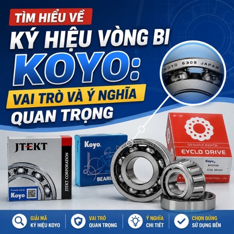 Tìm hiểu về ký hiệu vòng bi KOYO: Vai trò và ý nghĩa quan trọng