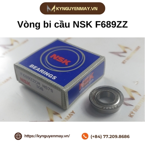 Vòng bi cầu NSK F689ZZ