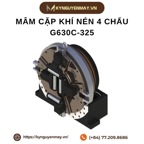 Mâm cặp khí nén 4 chấu G630C-325
