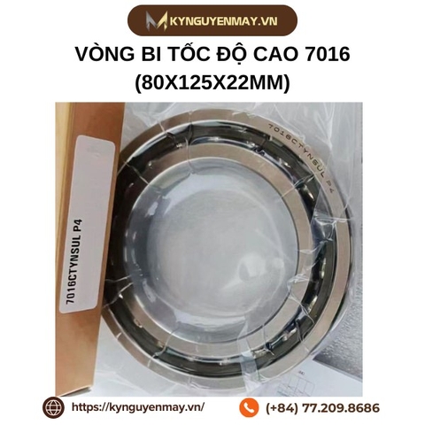 Vòng bi tốc độ cao 7016 (80x125x22mm)