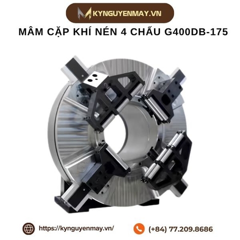 Mâm cặp khí nén 4 chấu G400DB-175