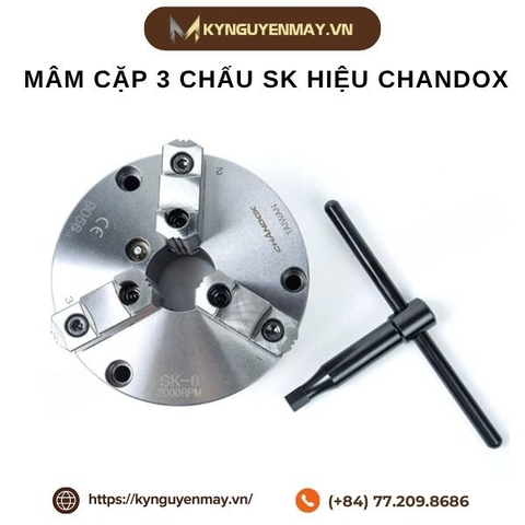 Mâm cặp 3 chấu SK hiệu CHANDOX