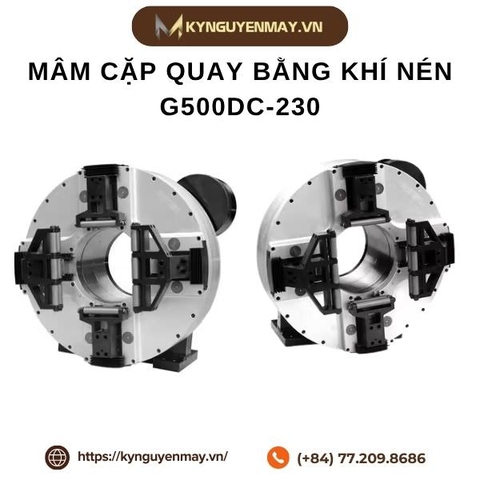 Mâm cặp quay bằng khí nén G500DC-230