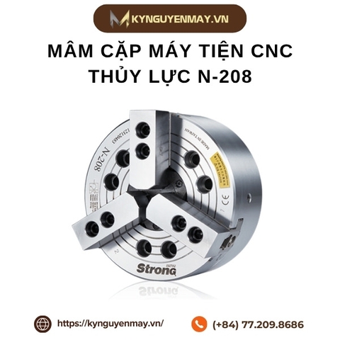 Mâm cặp máy tiện CNC thủy lực N-208 (N208)
