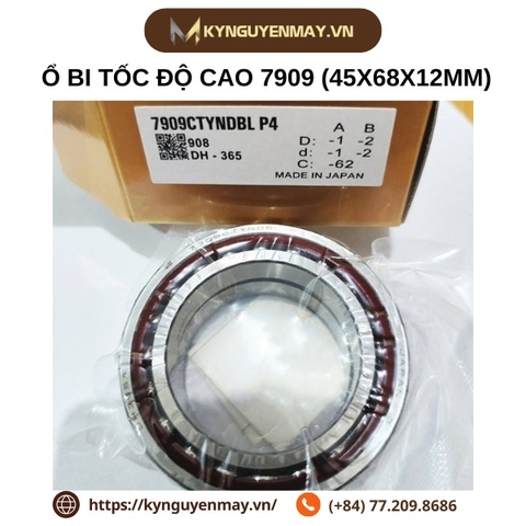 Ổ bi tốc độ cao 7909 (45x68x12mm)