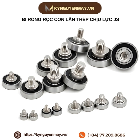 Bi ròng rọc con lăn thép không rỉ chịu lực JS