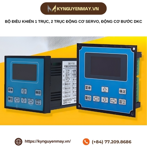 Bộ điều khiển 1 trục, 2 trục động cơ servo, động cơ bước DKC