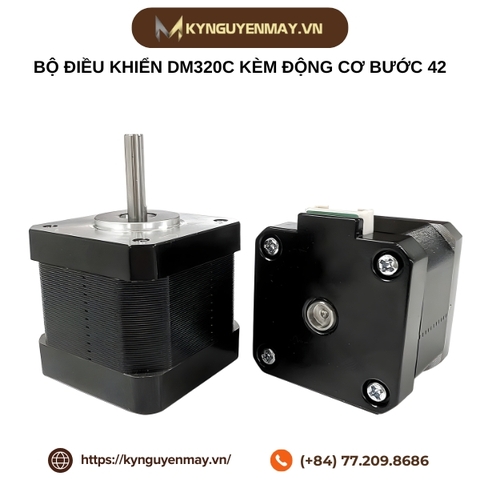 Bộ điều khiển DM320C kèm động cơ bước 42