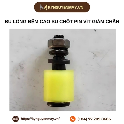 Bu lông đệm cao su chốt pin vít giảm chấn