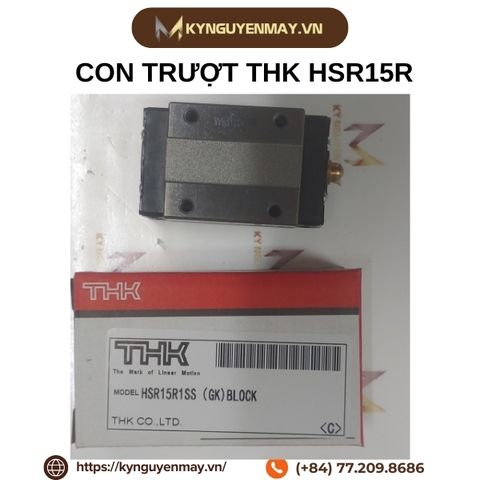 Con trượt THK HSR-R | HSR15R, HSR20R, HSR25R, HSR35R, HSR45R, HSR55R, HSR65R, HSR85R