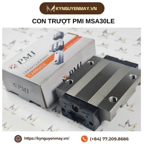Con trượt PMI MSA- E/ LE | MSA20E, MSA25E, MSA30E, MSA20LE, MSA25LE, MSA30LE