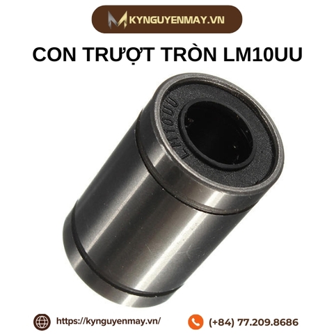Con trượt tròn phi 10 - Vòng bi trượt LM10UU
