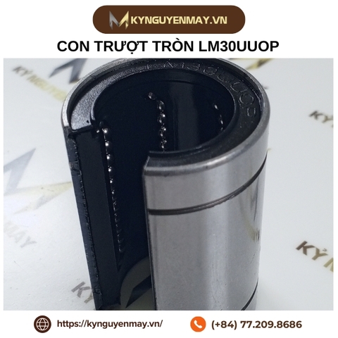 Con trượt tròn khuyết LM30UUOP, LM30UU-OP (30x45x64mm)