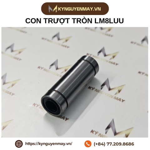 Con trượt tròn loại dài LM8LUU (LM8LUU linear bushing)