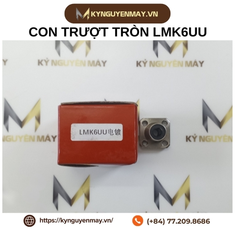 Vòng bi trượt LMK6UU (6x12x19mm)