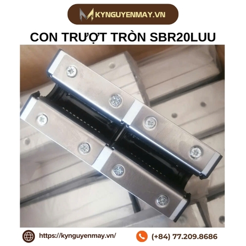 Con trượt tròn có đế loại dài SBR20LUU
