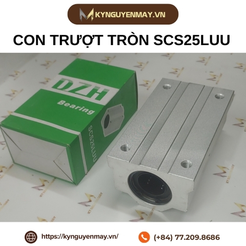 Bạc đạn tuyến tính SCS25LUU (Hộp Kín Ф25)