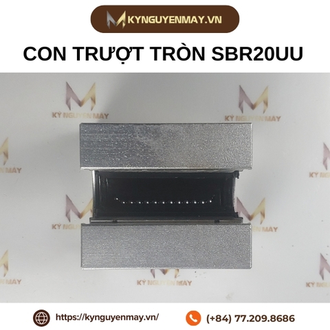 Con trượt tròn có đế SBR20UU