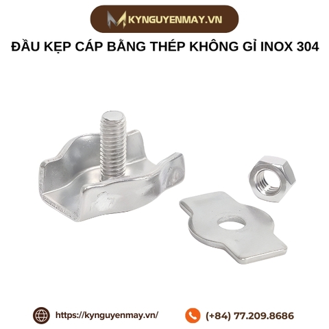 Đầu kẹp cáp bằng thép không gỉ inox 304