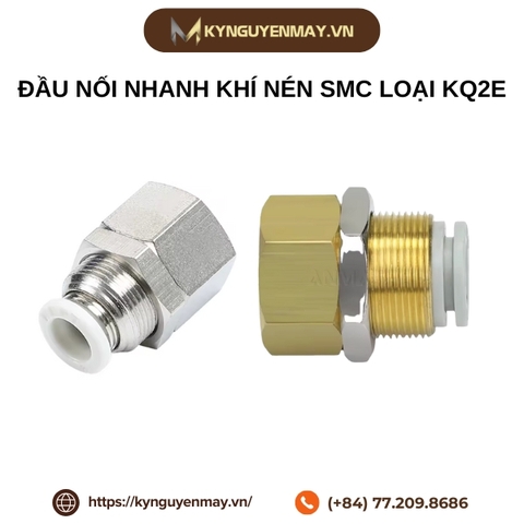 Đầu nối nhanh khí nén SMC loại KQ2E
