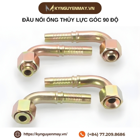 Đầu nối ống thủy lực góc 90 độ
