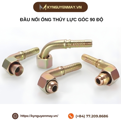 Đầu nối ống thủy lực góc 90 độ