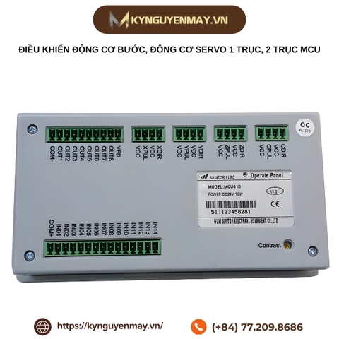 Điều khiển động cơ bước, động cơ servo 1 trục, 2 trục MCU
